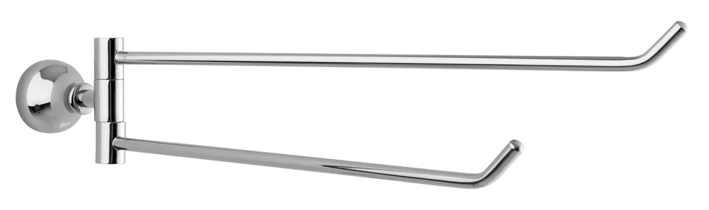 Retro dvojitý držák ručníků 400 mm Bianchi KRIO 0600CRM chrom Koopje