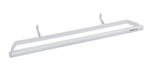 Nu Kopen Držák ručníků na otopné těleso Bemeta Rawell SINGLE, 101204164, barva bílá, 610 x 140 mm