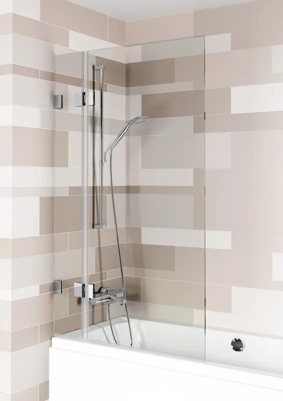Vanová zástěna Riho SCANDIC S109V 90 cm, otevírání ven Uitverkoop