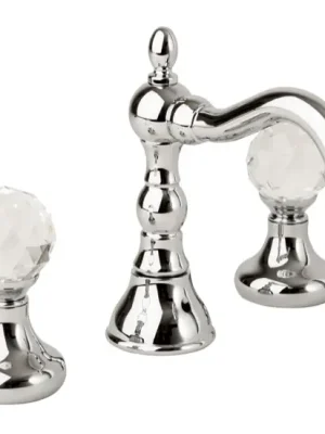 Beperkte Voorraad Umyvadlová retro vodovodní baterie Bianchi BOHEME 1031CRM, chrom, křišťál Swarovski