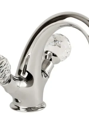 Goedkoop Vodovodní umyvadlová designová baterie Bianchi BOHEME 1034CRM, chrom, křišťál Swarovski