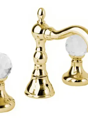 Koop Online Zlatá vodovodní bidetová baterie Bianchi BOHEME 1052ORO, retro, křišťál Swarovski