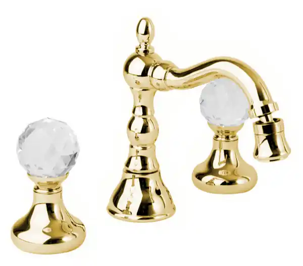 Koop Online Zlatá vodovodní bidetová baterie Bianchi BOHEME 1052ORO, retro, křišťál Swarovski