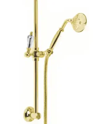 Koop Online Retro sprchový set Bianchi DIAMOND / VINTAGE 6220ORO, zlato, křišťál Swarovski