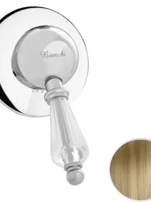 Retro baterie sprchová podomítková Bianchi VINTAGE 2007VOT, stará mosaz, páčka Swarovski® Laatste Kans