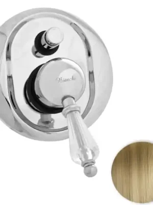 Speciale Aanbieding Retro sprchová podomítková s přepínačem Bianchi VINTAGE 2010VOT, stará mosaz, Swarovski