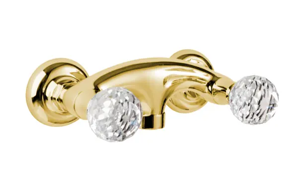 Direct Beschikbaar Retro baterie sprchová bez příslušenství Bianchi BOHEME 1005SKORO, zlato, Swarovski