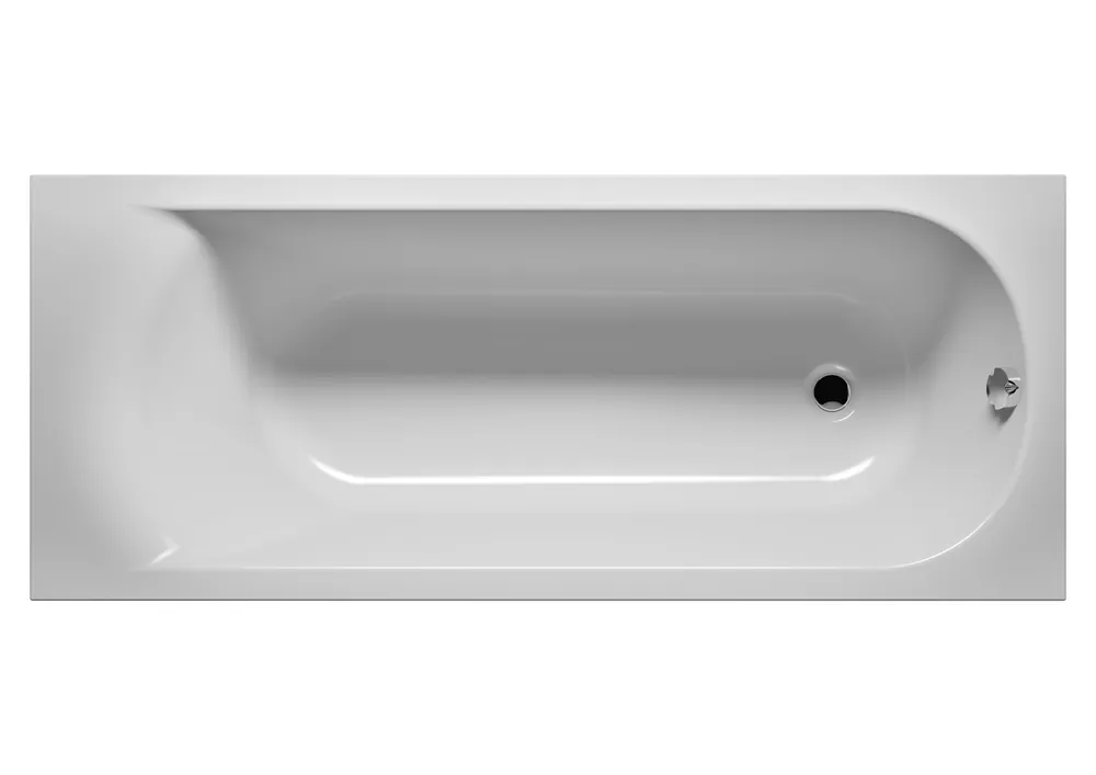 Obdélníková akrylátová vana Riho MIAMI BB58005, rozměr 150 x 70 cm, objem 160 l, bílá Bezpečná Platba