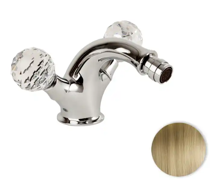 Lage Kosten Vodovodní baterie bidetová Bianchi BOHEME 1035VOT, stará mosaz, design,křišťál Swarovski