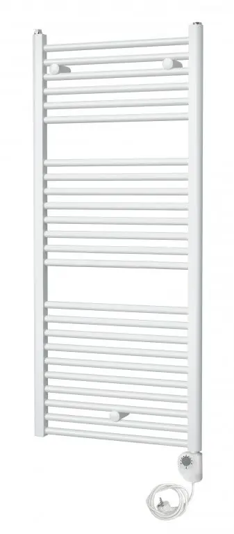 Elektrický koupelnový radiátor Isan GRENADA s regulátorem MINI, bílý, 1135 x 750 mm Flitsaanbieding