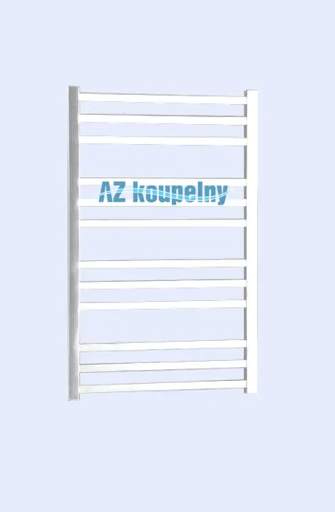 Hranatý topný žebřík do koupelny P.M.H. AVENTO AV1W - Bílá, 500 x 790 mm Gecertificeerd