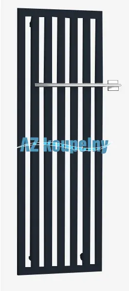 Koupelnový radiátor PMH DARIUS DA3A - Metalická antracit, 600 x 1800 mm Premium