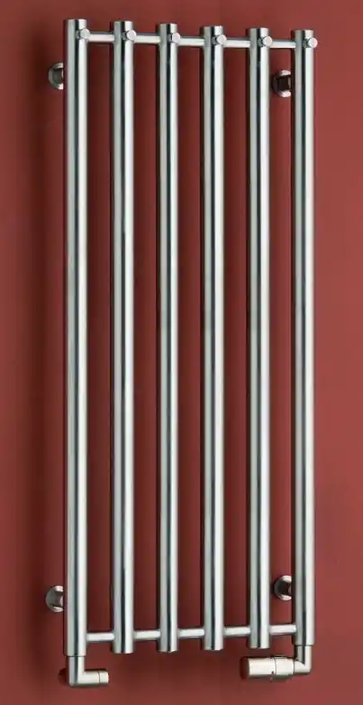 Speciale Aanbieding Koupelnový radiátor P.M.H. ROSENDAL R1SS/6 - Kartáčovaná nerez, 420 x 950 mm
