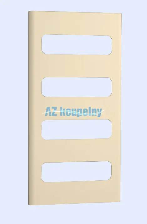 Exclusieve Aanbieding Koupelnový radiátor P.M.H. RETRO RTBE - Strukturální barva béžová, 600 x 1200 mm