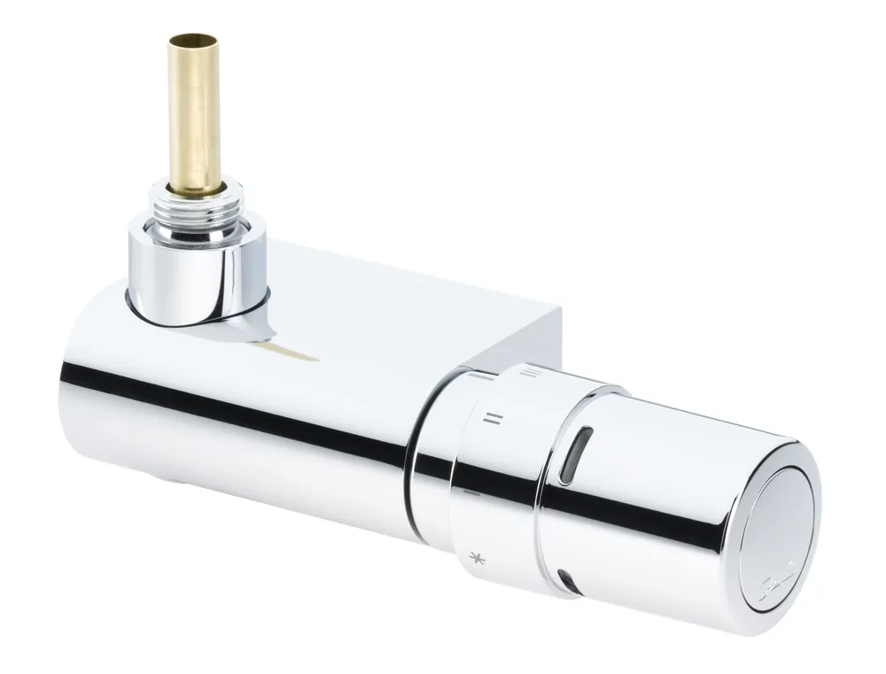 Připojovací ventil ke koupelnovým žebříkům Danfoss VHX MONO 013G4285, RAX, rohový, chrom Bestel Nu