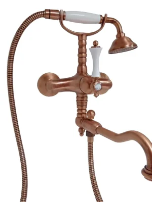 Seizoensaanbieding Nástěnná vanová retro vodovodní baterie Bianchi LIBERTY 1083VRA, rozteč 150 mm, stará měď