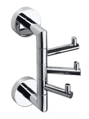 Trojitý věšáček otočný Bemeta OMEGA, 104206072, chrom Bestel Nu