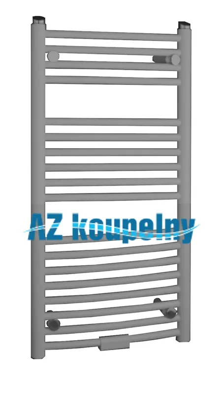 Koopje Koupelnový radiátor PMH DANBY D2SS - Kartáčovaná nerez, 600 x 940 mm