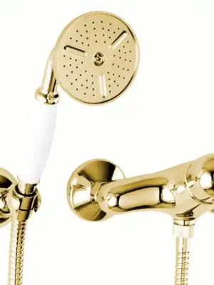 Must-Have Nástěnná sprchová vodovodní baterie Bianchi EUROPA 2005ORO, retro, zlato
