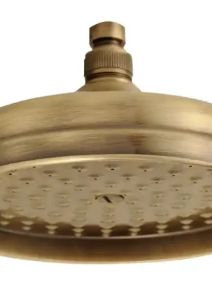Seizoensaanbieding Retro sprchová stropní hlavice Bianchi OLD FASHION 0500VOT, 200 mm, kovová, stará mosaz