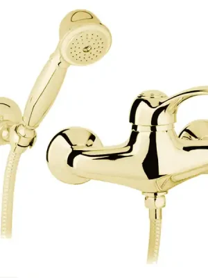 Koop Vandaag Retro vodovodní baterie sprchová nástěnná Bianchi CLASS 2005ORO, zlato