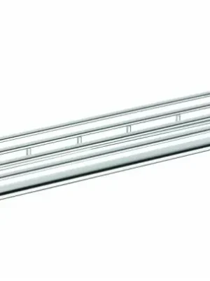 Veilige Betaling Polička na ručníky výklopná s háčky Bemeta OMEGA, 104205162, 655 mm, chrom