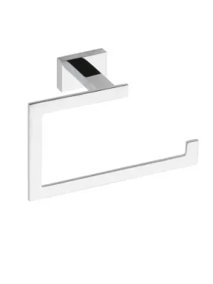 Direct Verzonden Hranatý držák ručníků ve tvaru kruhu Bemeta PLAZA, 118104062, 210 x 65 mm, chrom