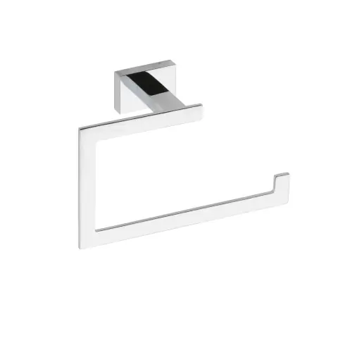 Direct Verzonden Hranatý držák ručníků ve tvaru kruhu Bemeta PLAZA, 118104062, 210 x 65 mm, chrom