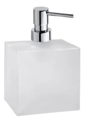 Dávkovač tekutého mýdla Bemeta PLAZA, 118109042, objem 230 ml, chrom / mléčné sklo Gratis Retour