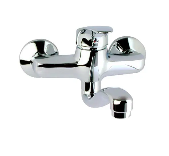 Gratis Retour Baterie dřezová nástěnná Mereo SONÁTA CB301N, rozteč 150 mm, ploché vyhnuté ramínko, chrom