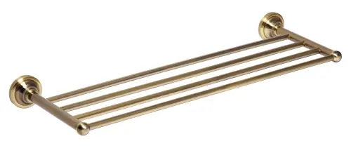 Polička na ručníky 660 mm Bemeta RETRO 144102187 bronz / stará mosaz Meest Verkocht
