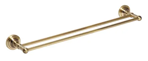 Dvojitý držák ručníků 660 mm Bemeta RETRO 144104057 bronz / stará mosaz Alleen Vandaag