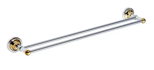 Fabrieksprijs Dvojitý držák ručníků 660 mm Bemeta RETRO 144204058 chrom a zlato