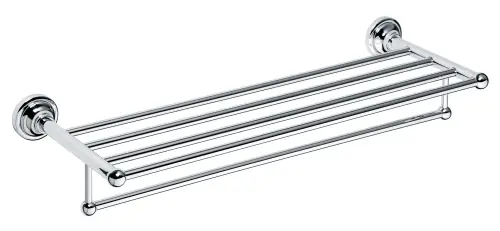 Laatste Versie Polička na ručníky s hrazdou 660 mm Bemeta RETRO 144302092 chrom