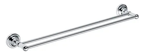 Seizoensaanbieding Dvojitý držák ručníků 660 mm Bemeta RETRO 144304052 chrom