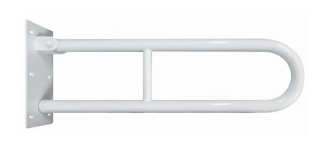 Sklopné madlo pro tělesně postižené na WC ve tvaru U - BEMETA HELP 301102084, bílé, 813 mm Exclusieve Aanbieding