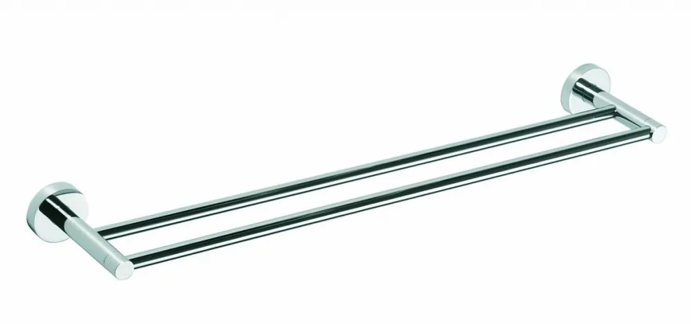 Tijdelijk Beschikbaar Dvojitý držák ručníků Bemeta OMEGA, 104104052, 655 mm, chrom