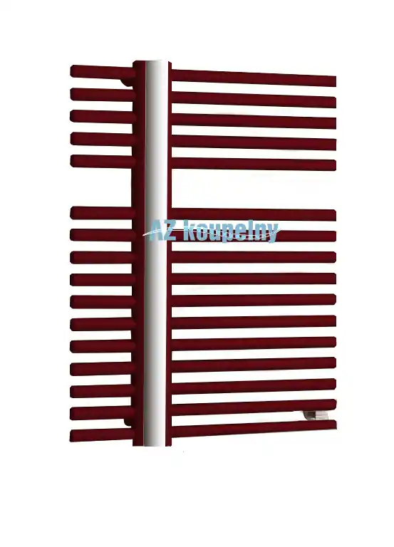 Koupelnový radiátor P.M.H. KRONOS KR1RE - Strukturální barva, 600 x 800 mm, bordó Weekendaanbieding