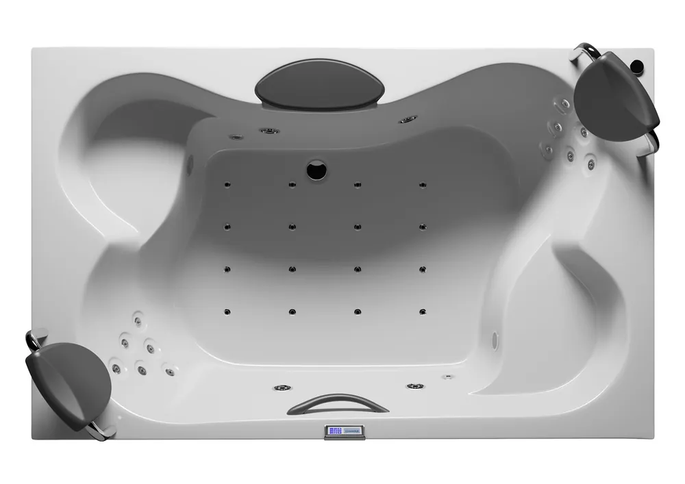 Shop Nu Luxusní hydromasážní vana pro dva Riho CLAUDIA BZ42 – THERMAE LINE, masážní systém hydro / aero masáž, 3 motory, 190 x 120 cm