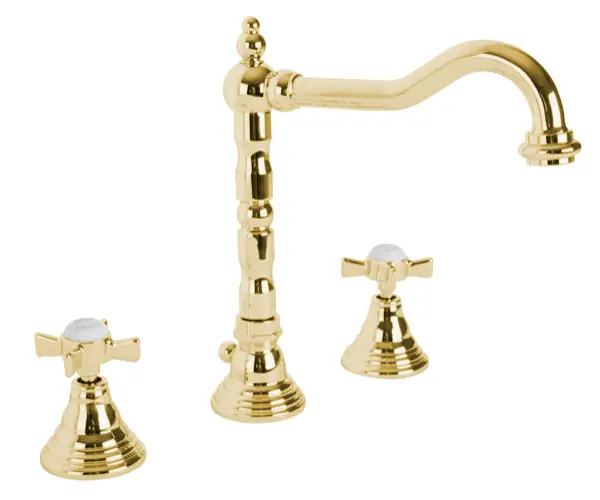 Vodovodní baterie retro umyvadlová Bianchi OLD ENGLAND 1032ORO, zlato Flitsaanbieding