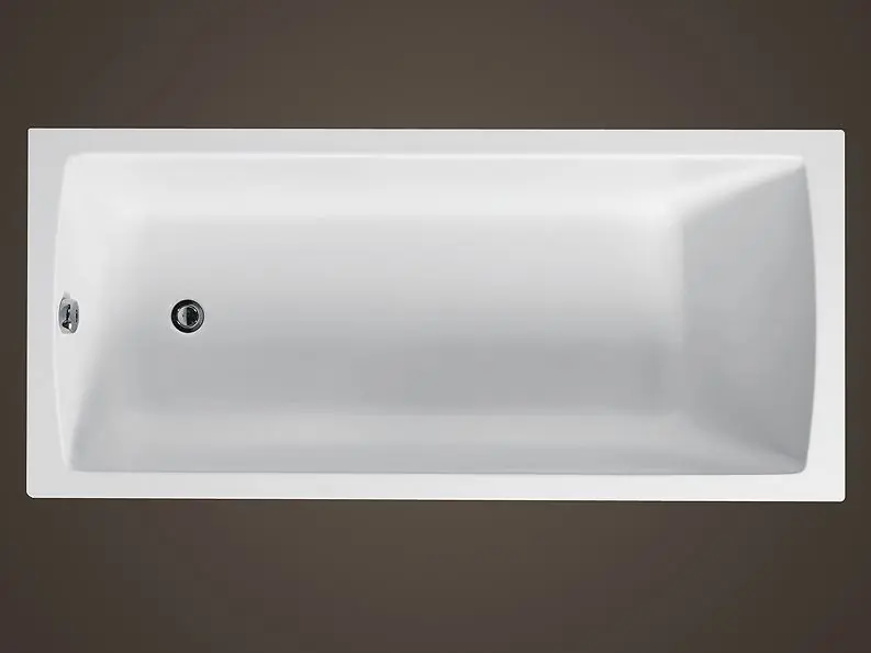 Nízká plastová vana do koupelny Santech ONE, obdélníková 150 x 72,5 cm, hloubka 35 cm Beste Prijs