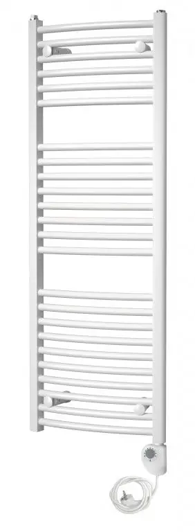 Koopje Elektrický koupelnový žebřík Isan GRENADA RADIUS s regulátorem MINI, bílý, 1135 x 450 mm