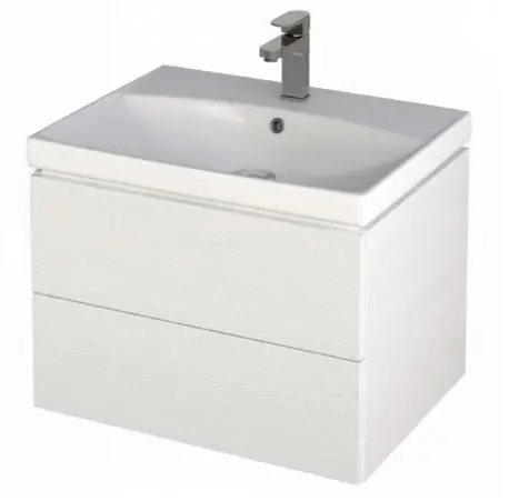 Flitsaanbieding Skříňka pod umyvadlo Cersanit CITY 60 bílá, S584-003
