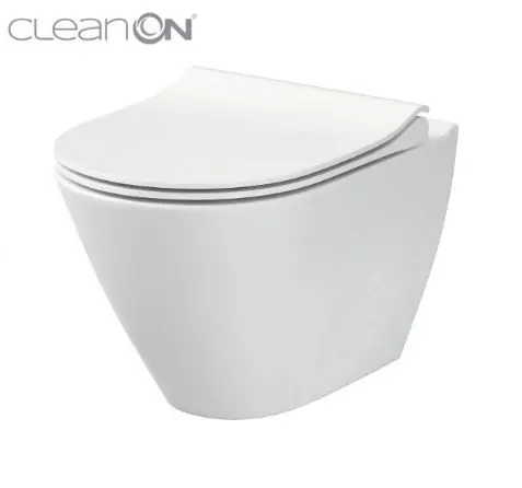 Designová závěsná WC mísa bez sedátka Cersanit CITY, splachování Clean On, K35-025 Meest Verkocht