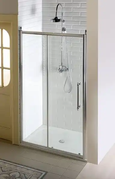 Gereduceerde Prijs Retro sprchové dveře do niky posuvné Gelco ANTIQUE, GQ4513, chrom, 130 cm