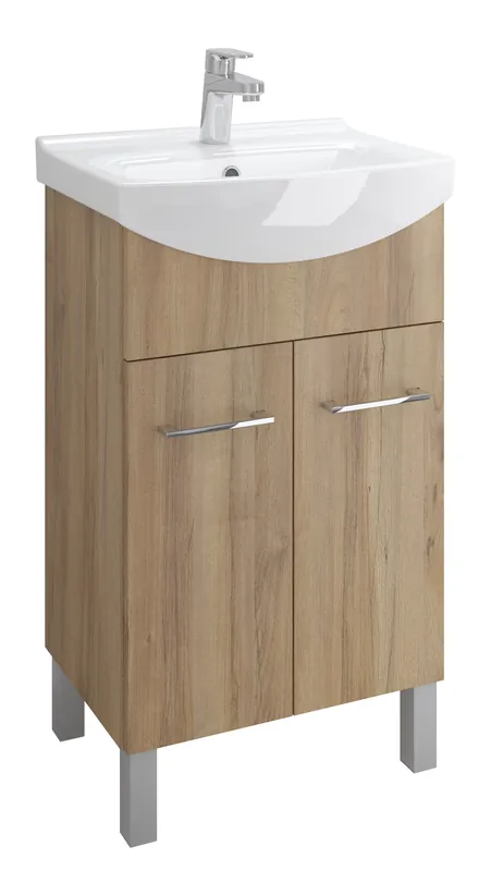 Skříňka Cersanit OLIVIA pod umyvadlo CERSANIA NEW 50 cm, ořech, S543-016-DSM Flitsaanbieding