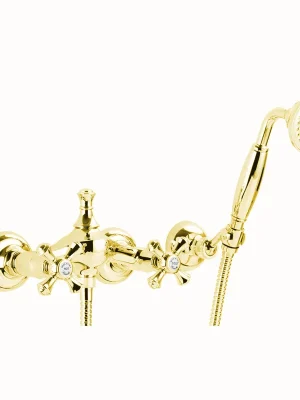 Seizoensaanbieding Retro vodovodní baterie sprchová nástěnná Bianchi LADY 1005ORO, zlato