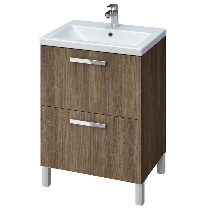 Skříňka Cersanit MESTA pod umyvadlo COMO 60 cm, tmavý jasan, S565-012 Gratis Retour