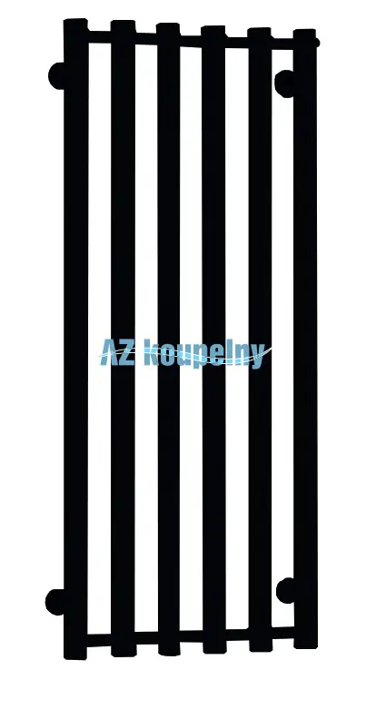 Aanbieding Koupelnový radiátor P.M.H. ROSENDAL R1BL/6 - Strukturální černá, 420 x 950 mm