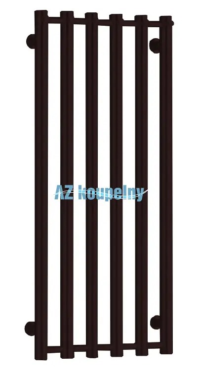 Koupelnový radiátor PMH ROSENDAL R1BR/6 - Hnědá, 420 x 950 mm Direct Verzonden